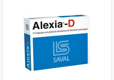 ALEXIA-D X 10 CAPS (FEXOFENADINA/PSEUDOEFEDRINA)***