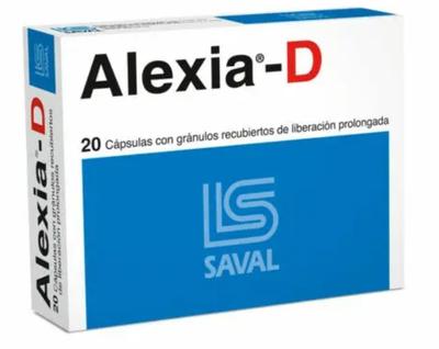 ALEXIA-D X 20 CAPS (FEXOFENADINA/PSEUDOEFEDRINA)***