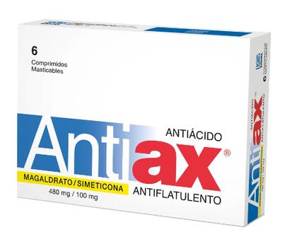 ANTIAX X  6 COMP (CAJA) (MAGALDRATO/SIMETICONA)