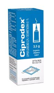 CIPRODEX UNG. OFTALMICO X 3,5 GR (CIPROFLOXACINO/DEXAMETASONA)