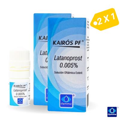 OPHTHA PACK 2X1 KAIROS PF SOL.OFTALM. 0,005% X 5 ML (LATANOPROST)