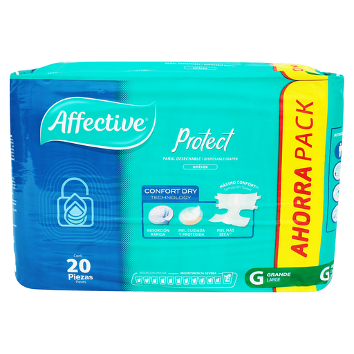 [1569871213474] AFFECTIVE ACTIVE PAÑAL PROTECT G X 20 UNID***
