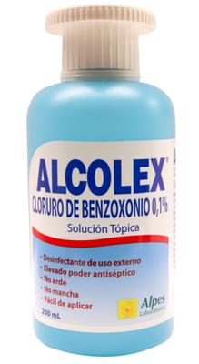 [900934] ALCOLEX SOL TOP. 0.1% X 200 ML (BENZOXONIO CLORURO)***