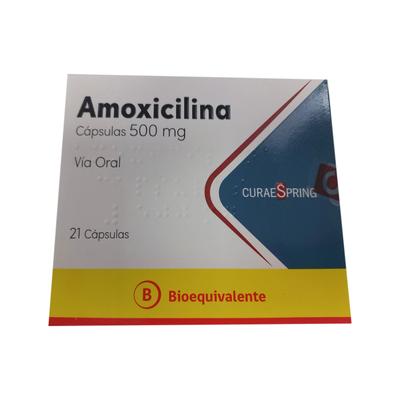 [7804673040409] AMOXICILINA 500 MG CURAESPRING X 21 CAPS (GENER) (PTM)