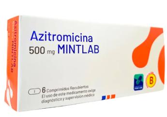 [901923] AZITROMICINA 500 MG MINTLAB X 6 COMP (GENER) (PTM)