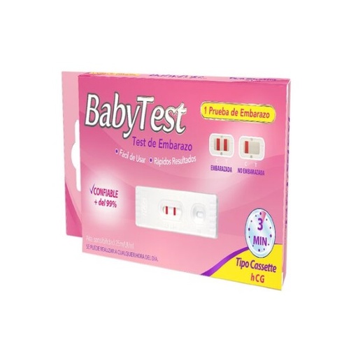 [2610200150023] BABYTEST TEST EMBARAZO CASSETTE X 1 UNID 