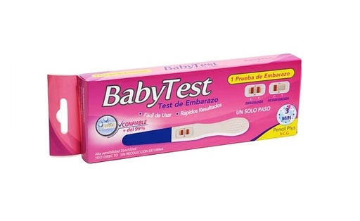 [2610200150016] BABYTEST TEST EMBARAZO PENCIL X 1 UNID 