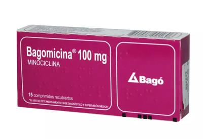 [901416] BAGOMICINA 100 MG X 15 COMP (MINOCICLINA)