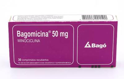 [901476] BAGOMICINA 50 MG X 30 COMP (MINOCICLINA)