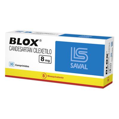 [901873] BLOX  8 MG X 30 COMP (CANDESARTAN)