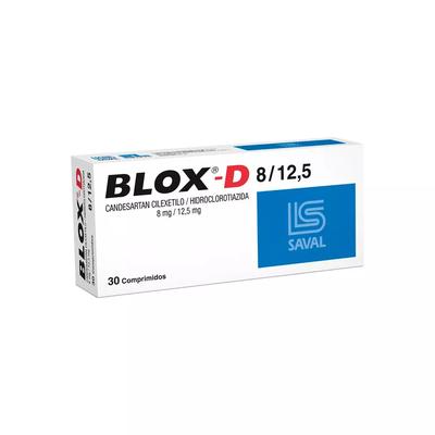 [902951] BLOX-D 8/12,5 MG X 30 COMP (CANDESARTAN/HIDROCLOROTIAZIDA)
