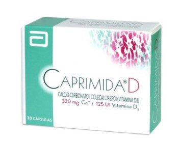 [1582815722157] CAPRIMIDA-D X 30 CAPS (CALCIO 320 + VITAMINA D3 125 UI)