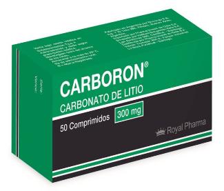 [904415] CARBORON 300 MG X 50 COMP (CARBONATO LITIO) (PTM)