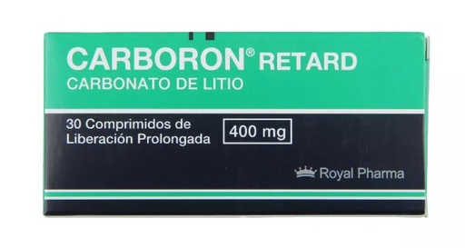 [904401] CARBORON RETARD 400 MG X 30 COMP (CARBONATO LITIO)