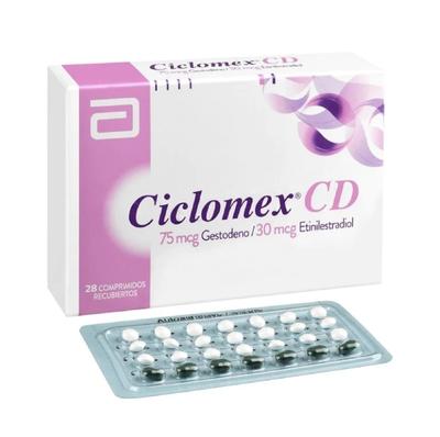 [901058] CICLOMEX CD X 28 COMP CFR (GESTODENO/ETINILESTRADIOL) (RS:30) (SM:50) (HORM)