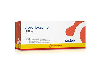 [901422] CIPROFLOXACINO 500 MG MINTLAB X 6 COMP (GENER)(PTM)
