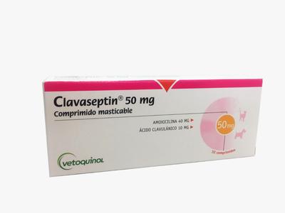 [3605874598867] CLAVASEPTIN 50 MG X 10 COMPRIMIDOS (AMOXICILINA/ACIDO CLAVULANICO) (VET)