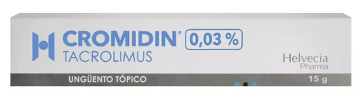 [1606846745285] CROMIDIN 0,1 % UNGUENTO X 15 GR (TACROLIMUS)