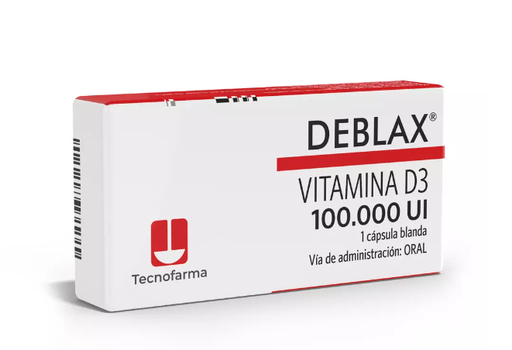 [7730979098045] DEBLAX 2,5 MG X 1 CAPS (VITAMINA D3 100.000 UI)