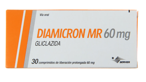 [1566577312287] DIAMICRON MR 60 MG X 30 COMP (GLICLAZIDA)