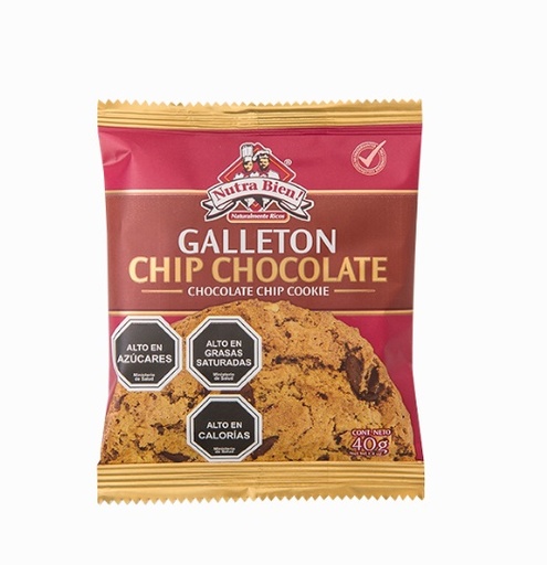 [904206] NUTRA BIEN GALLETON CHIP CHOCOLATE X 40 GR
