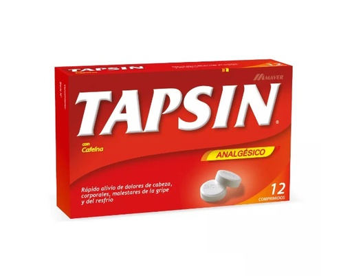 [7800004501946] TAPSIN ANALGESICO C/CAFEINA  X 12 COMP