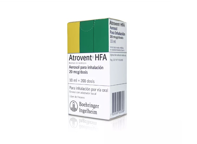 ATROVENT HFA AEROSOL X 200 DOSIS IPRATROPIO BROMURO)