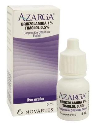 AZARGA SUSPENSION OFTALMICA X 5 ML (BRINZOLAMIDA/TIMOLOL)