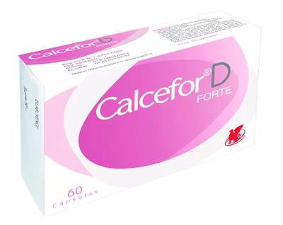CALCEFOR D FORTE X 60 CAPS (CALCIO 500 + VIT D 400)*Descuento Pronto vence*