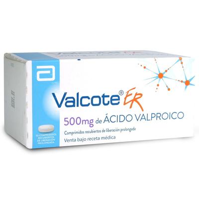 CENABAST ACIDO VALPROICO 500 MG X 50 COMP LIB PROLONG (VALCOTE ER 500)