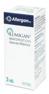 CENABAST BIMATOPROST 0,03% SOLUCIÓN OFTÁLMICA X 3 ML (LUMIGAN)***