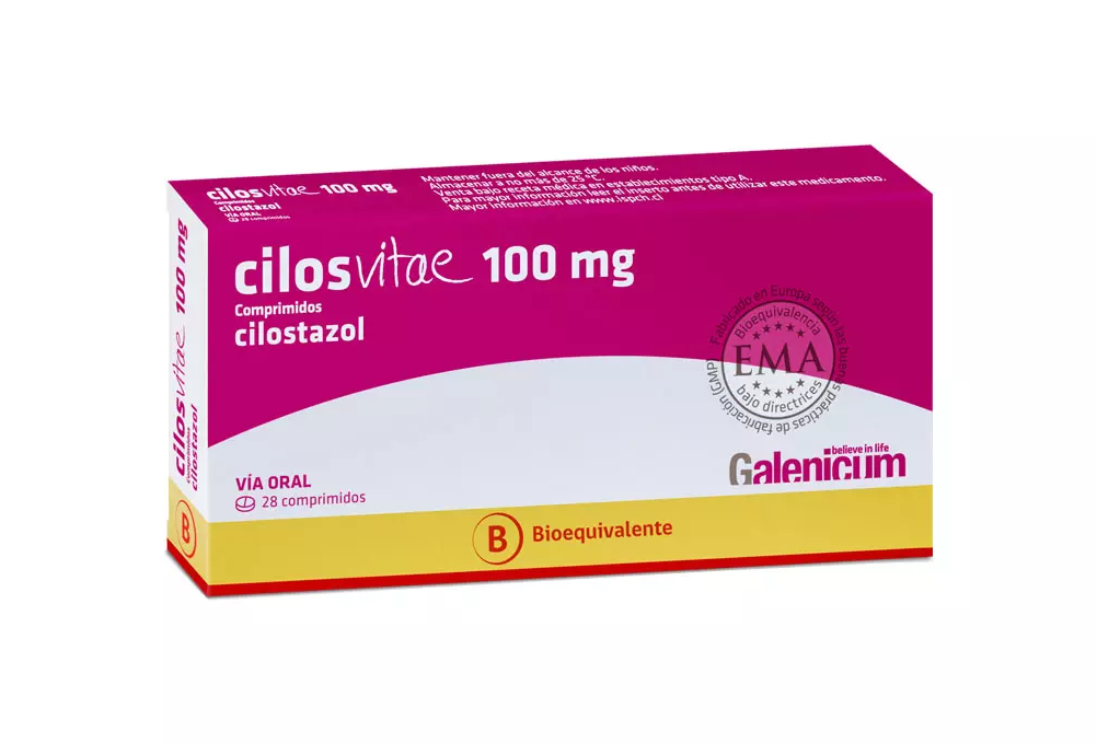 CILOSVITAE 100 MG X 28 COMP (CILOSTAZOL)