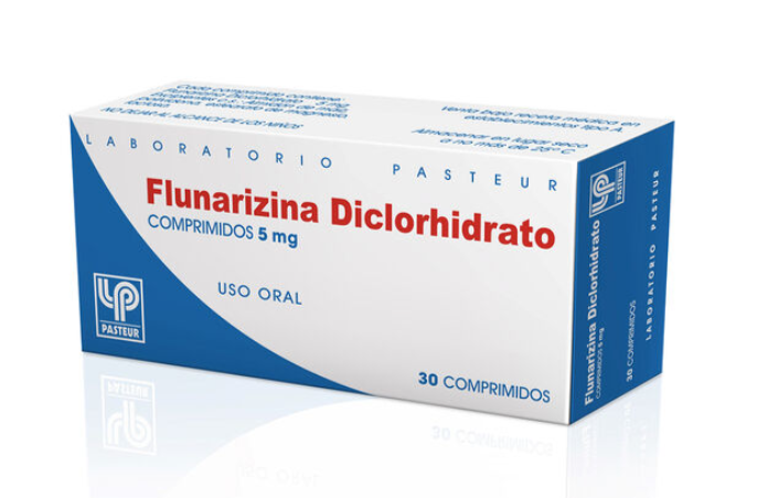 FLUNARIZINA  5 MG PASTEUR X 30 COMP (GENER)