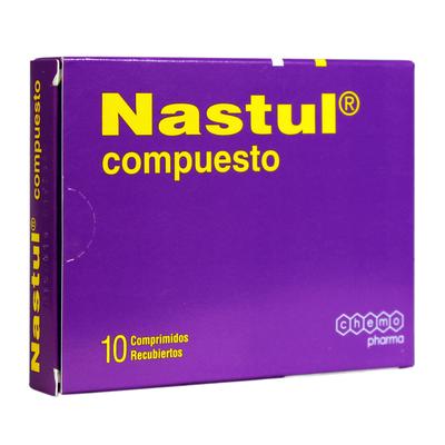 NASTUL COMPUESTO X 10 COMP (CLORFENAMINA//PARACETAMOL//PSEUDOEFEDRINA)