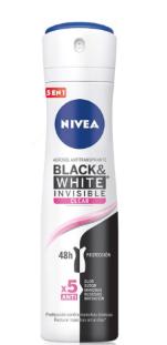 NIVEA DESOD SPRAY WOMEN BLACK & WHITE CLEAR (ROSADO) 150 ML