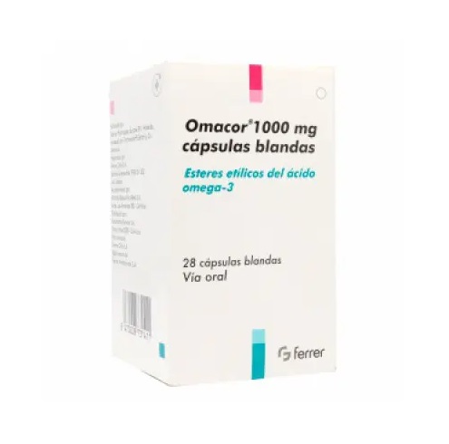OMACOR 1000 MG X 28 CAPS(OMEGA 3 ESTERES)