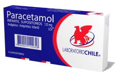 PARACETAMOL SUPOS INFANTIL LCH 125 MG X 6 UNID (GENER) (PTM)