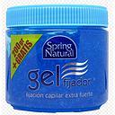 SPRING NATURAL GEL FIJADOR EXTRA FUERTE POTE 200+200