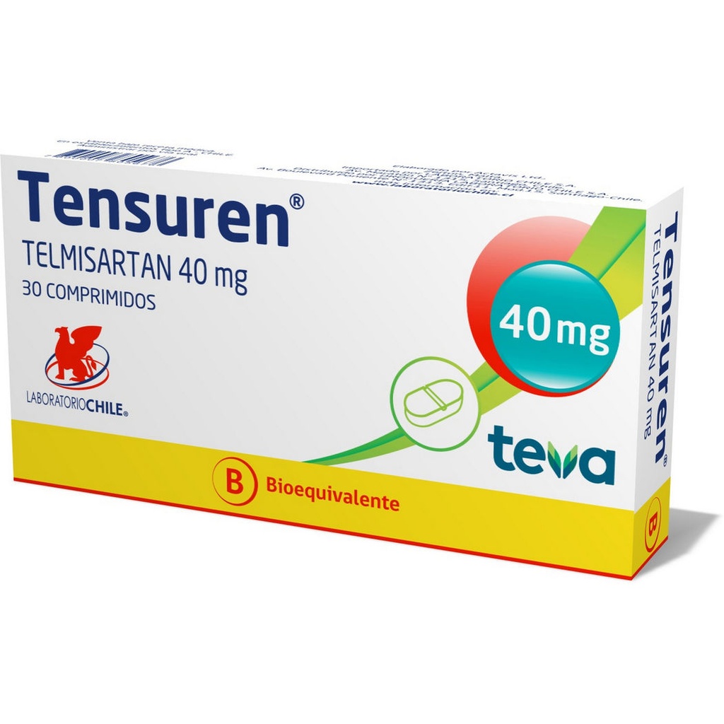 TENSUREN 40 MG X 30 COMPRIMIDOS (TELMISARTAN)