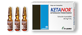KETANOR INYECTABLE X 3 AMPOLLAS (KETOROLACO)