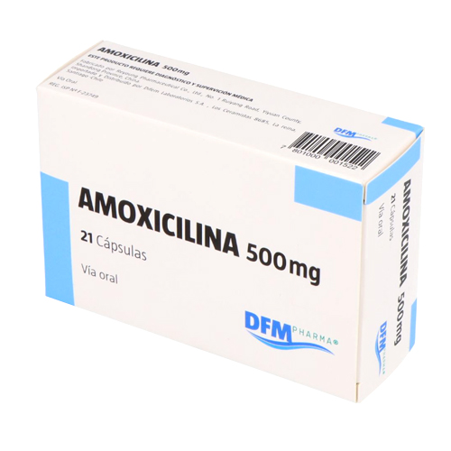 AMOXICILINA 500 MG DFM X 21 CAPS (GENER) (PTM)