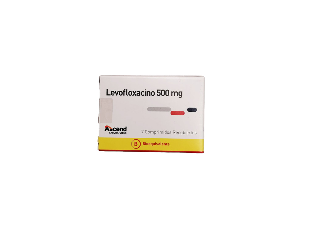 LEVOFLOXACINO 500 MG X 7 COMP ASCEND (GENER) (PTM)