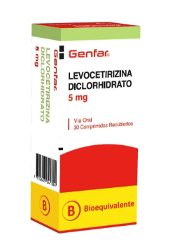 LEVOCETIRIZINA 5 MG GENFAR X 30 COMP (GENER)