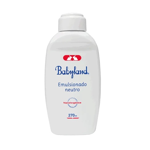[901640] BABYLAND ACEITE EMULSIONADO NEUTRO X 270 ML
