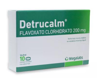 [1580243030997] DETRUCALM 200 MG X 10 COMP (FLAVOXATO)