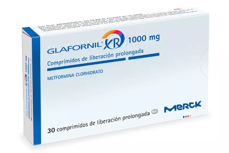 [900495] GLAFORNIL XR 1000 MG X 30 COMP (METFORMINA)*DESCUENTO POR PRONTO VENCE*