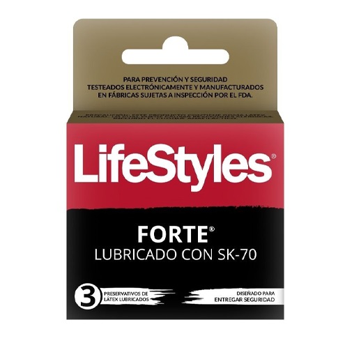[901601] LIFESTYLES PRESERVATIVOS FORTE X 3 UNID