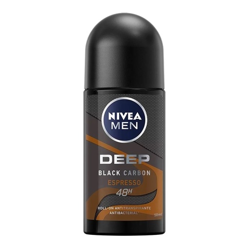 [4005900513069] NIVEA DESOD ROLL ON MEN INVISIBLE BLACK CARBON 50 ML***