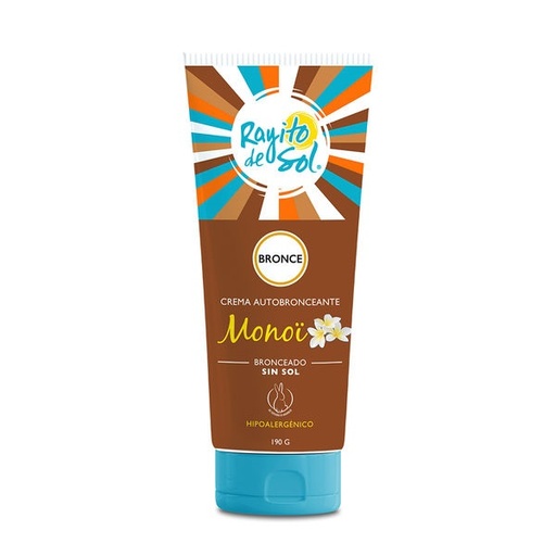 [904919] RAYITO DE SOL AUTOBRONC. BRONCE SIN SOL CREMA 190 GR