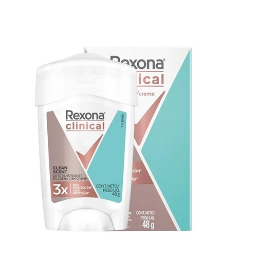 [900656] REXONA CLINICAL WOMEN CLEAN SCENT 48 GR (VERDE AGUA)